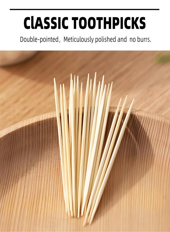 Bexter 4000 Pack Bamboo Toothpicks - 2.5 Inch Durable Wooden Toothpicks, Individually Boxed (4 Boxes of 1000) - Eco-Friendly, Biodegradable, Multipurpose for Kitchen, Appetizers, Crafts & Dental Care - Image 5